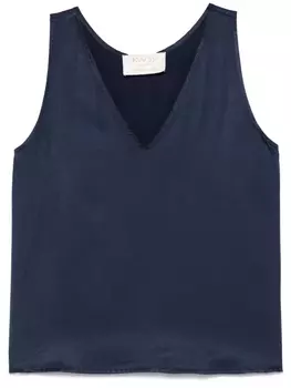 Атласная блузка каос kaos, синий