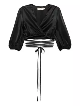 Атласная блузка MOUTAKI, черный