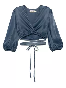 Атласная блузка MOUTAKI, синий