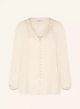 Атласная блузка Mrs & Hugs, бежевый