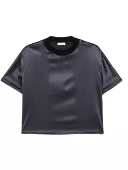 Атласная блузка Peserico, синий