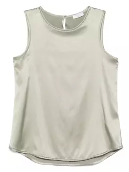 Атласная блузка Peserico, зеленый