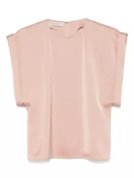 Атласная блузка Philosophy Di Lorenzo Serafini, нейтральный