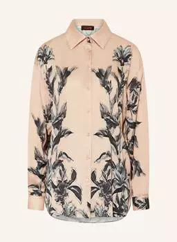 Атласная блузка-рубашка Miss Goodlife, мультиколор