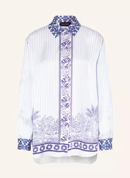 Атласная блузка-рубашка Miss Goodlife, мультиколор