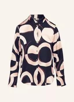 Атласная блузка-рубашка S.Oliver Black Label, мультиколор