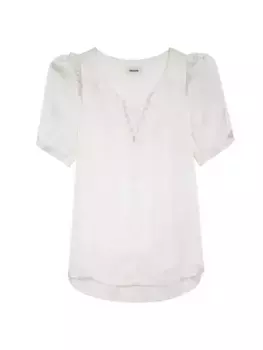 Атласная блузка Twity Zadig & Voltaire, цвет lin