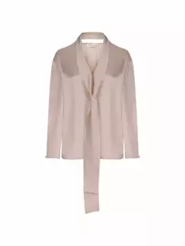Атласная блузка Victoria Beckham, розовый