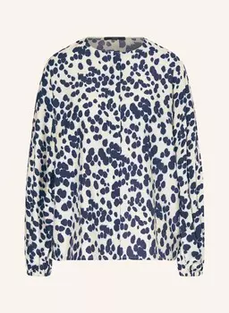 Атласная блузка Windsor., синий