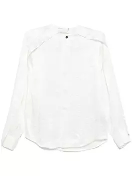 Атласная блузка Wrinkle Toga, белый
