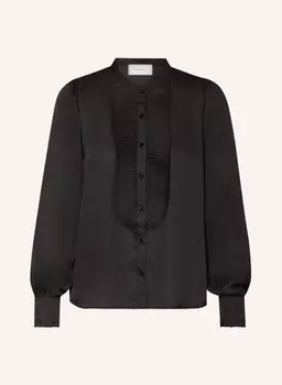 Атласная блузка zola NEO NOIR, черный