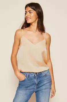 Атласная футболка без рукавов на бретелях Friends Like These