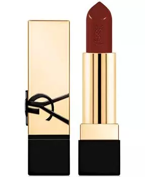 Атласная губная помада Rouge Pur Couture Yves Saint Laurent, цвет N6 Unshy Cacao - Burgandy Brown