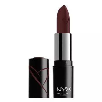 Атласная губная помада Shout Loud с маслом ши — сливово-коричневая, 1 шт., Nyx Professional Makeup
