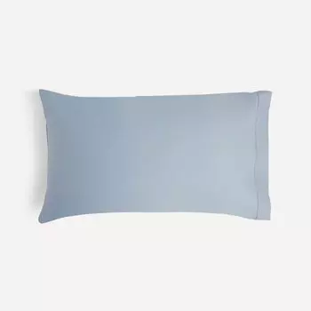 Атласная хлопковая наволочка 300 ниток. El Corte Ingls, синий