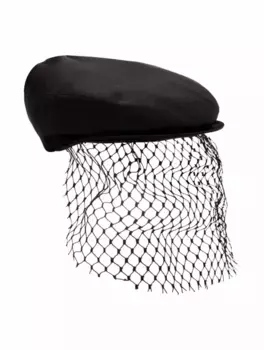 Атласная кепка-копполо Dolce&Gabbana, черный