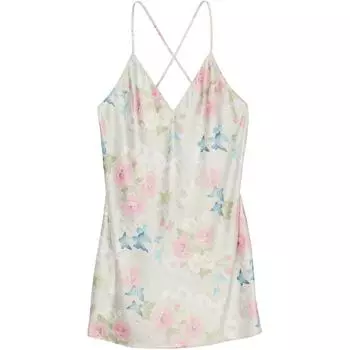Атласная комбинация с открытой спиной / DELICATE GARDEN Ночная рубашка женская Refined Garden Victoria's Secret, DELICATE GARDEN/Refined Garden