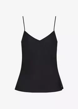 Атласная майка Armani Exchange, черный