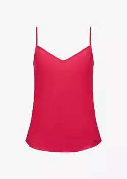Атласная майка Armani Exchange, фуксия