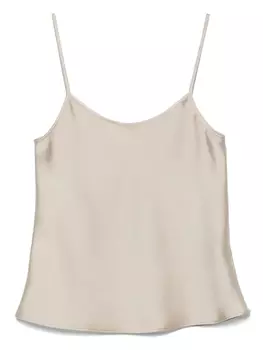 Атласная майка Blanca Vita, серый