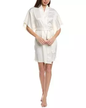 Атласная накидка Natori Feathers, белый