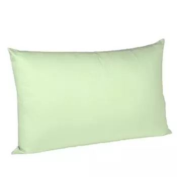 Атласная наволочка Fleuresse Mako однотонная, салатовый 7042, размер 40x60 см