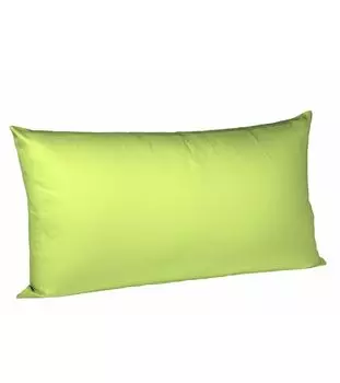 Атласная наволочка Fleuresse Mako однотонная, зелёное яблоко 7041 40x60