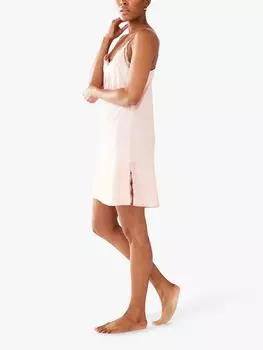 Атласная ночная рубашка Chelsea Peers, розовая