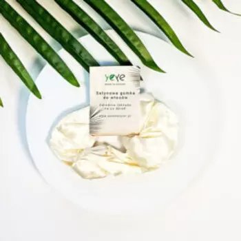 Атласная повязка для волос Yeye цвета экрю