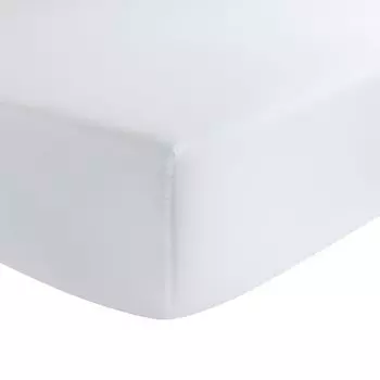 Атласная простыня на подгонке Loft плотностью 300 нитей Hugo Boss, белый