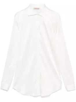 Атласная рубашка Blanca Vita, белый