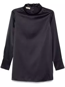 Атласная рубашка Gentry Portofino, синий