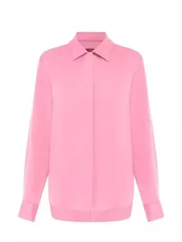 Атласная рубашка Harper Alex Perry, розовый