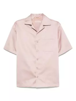 Атласная рубашка N21, розовый