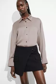 Атласная рубашка & Other Stories, коричневый