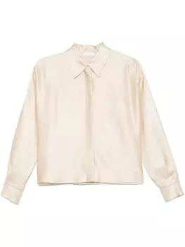 Атласная рубашка Peserico, нейтральный