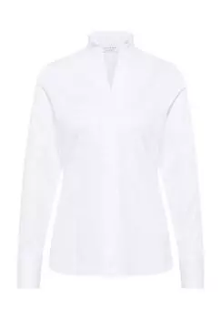 Атласная рубашка REGULAR FIT ETERNA, белый