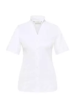 Атласная рубашка REGULAR FIT ETERNA, белый