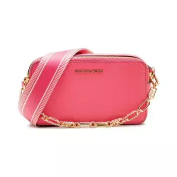 Атласная сумка-почтальонка Michael Kors, розовый