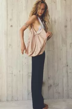 Атласная сумка-шоппер ZARA, розовый