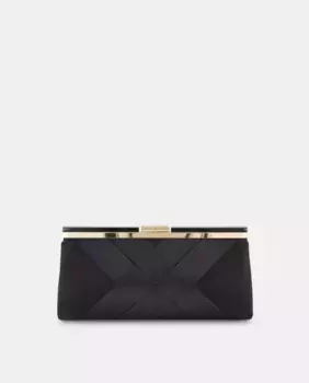 Атласная сумка со скрещенными бретелями Latouche, черный