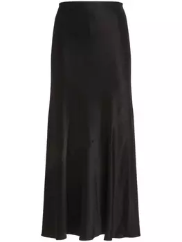 Атласная юбка alice + olivia, черный