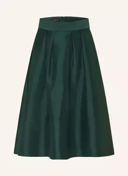 Атласная юбка Apart, зеленый