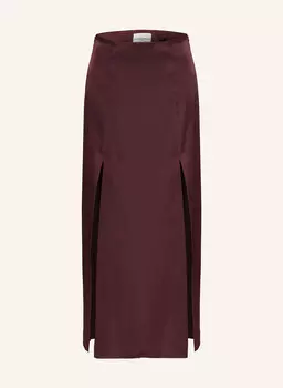Атласная юбка CLAUDIE PIERLOT, темно-красный