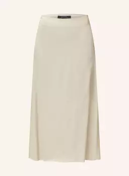 Атласная юбка Comma, коричневый