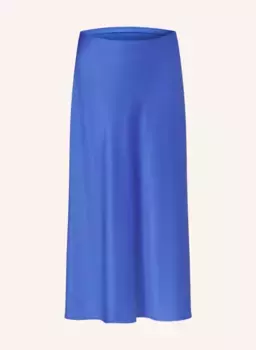 Атласная юбка fleur Juvia, синий