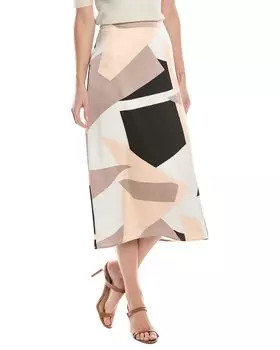 Атласная юбка Gracia Bias, белый