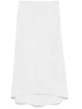 Атласная юбка James Perse, синий