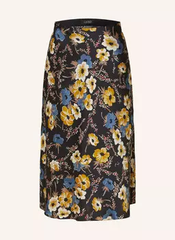 Атласная юбка Lauren Ralph Lauren, черный