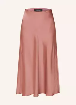 Атласная юбка LAUREN RALPH LAUREN, розовый